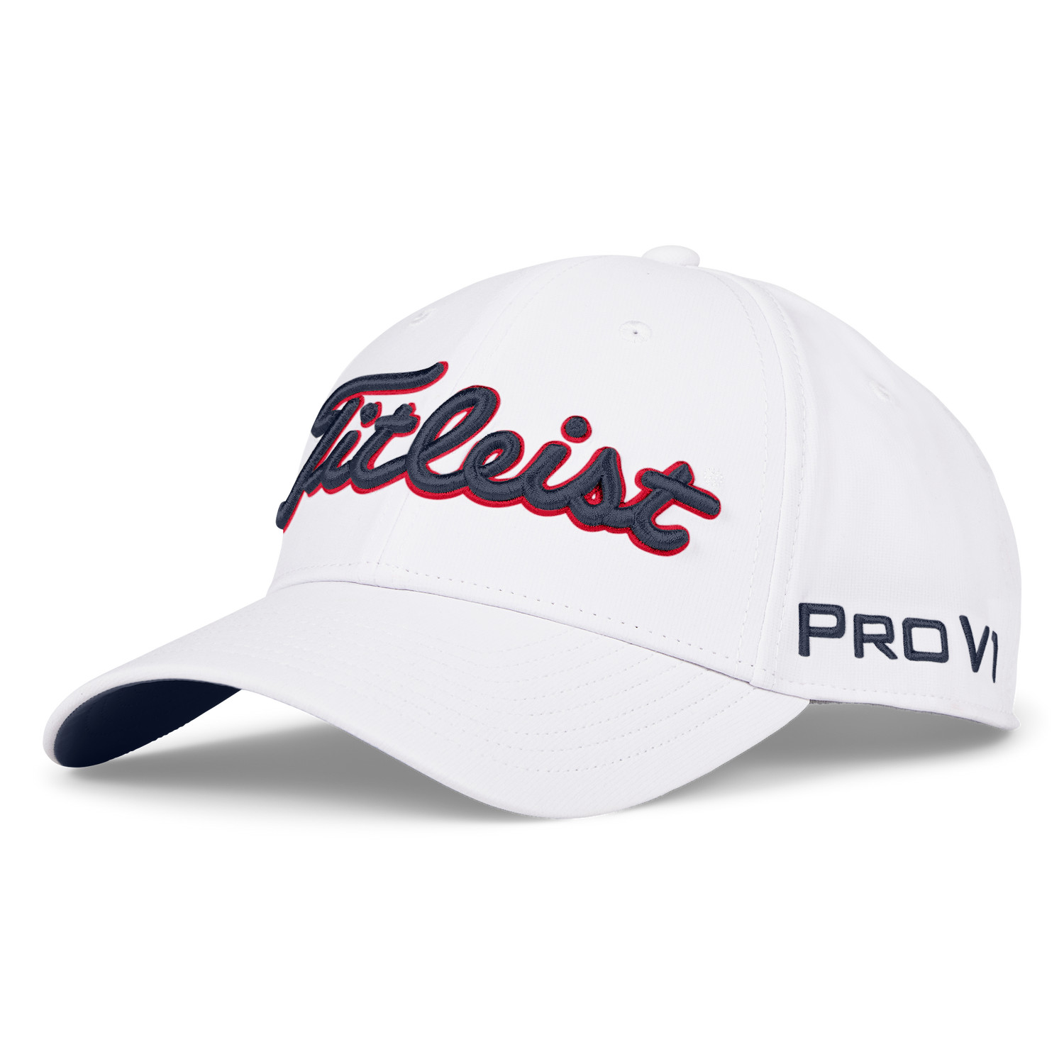 Titleist Tour Performance Cap Weiss/Navy/Rot