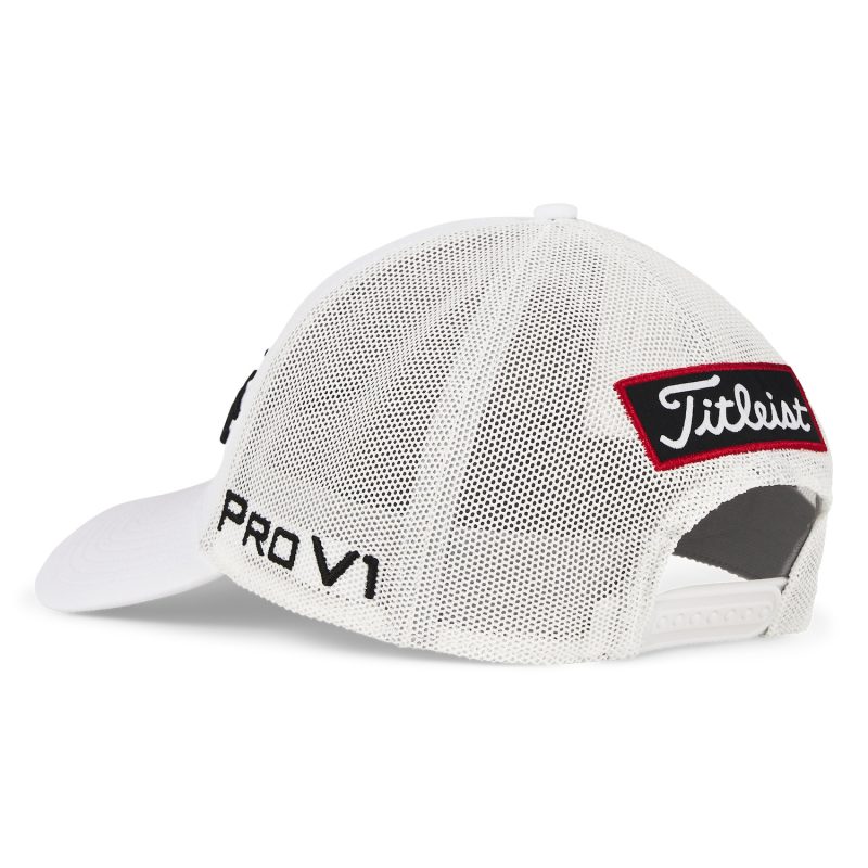 Alternative view of Titleist Tour Performance Mesh Cap 25 Weiss/Schwarz