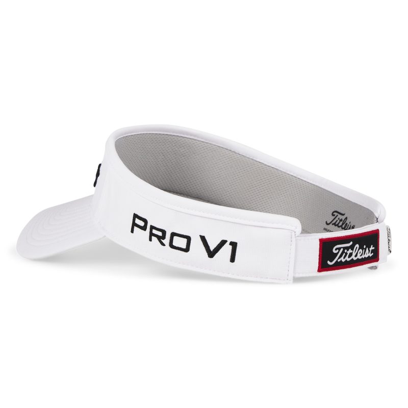 Alternative view of Titleist Tour Performance Visor 25 Weiss/Schwarz