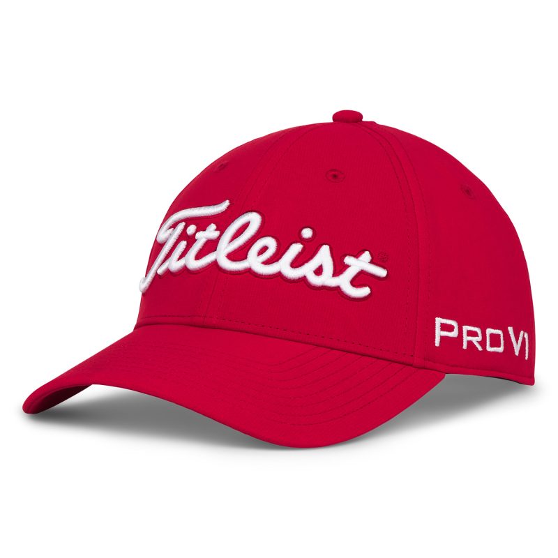 Titleist Tour Performance Cap Rot/Weiss