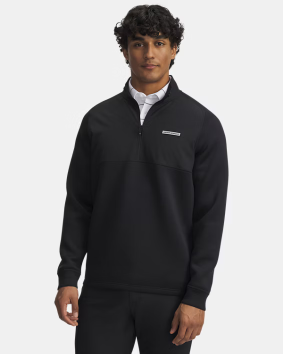 Under Armour Drive Pro Hybrid Oberteil mit ½-Zip für Herren Schwarz