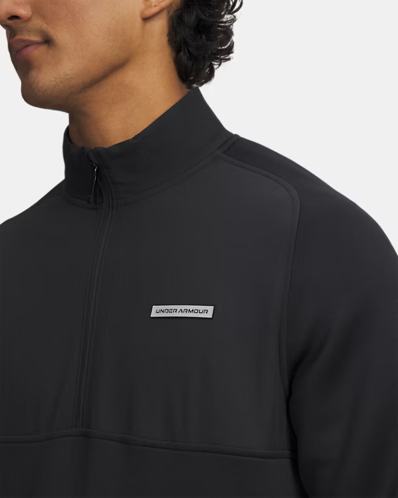 Alternative view of Under Armour Drive Pro Hybrid Oberteil mit ½-Zip für Herren Schwarz