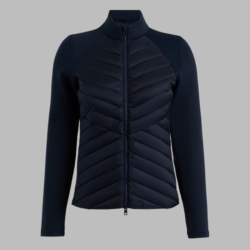 G/FORE V-DOWN QUILTED HYBRID Jacke für Damen Navy