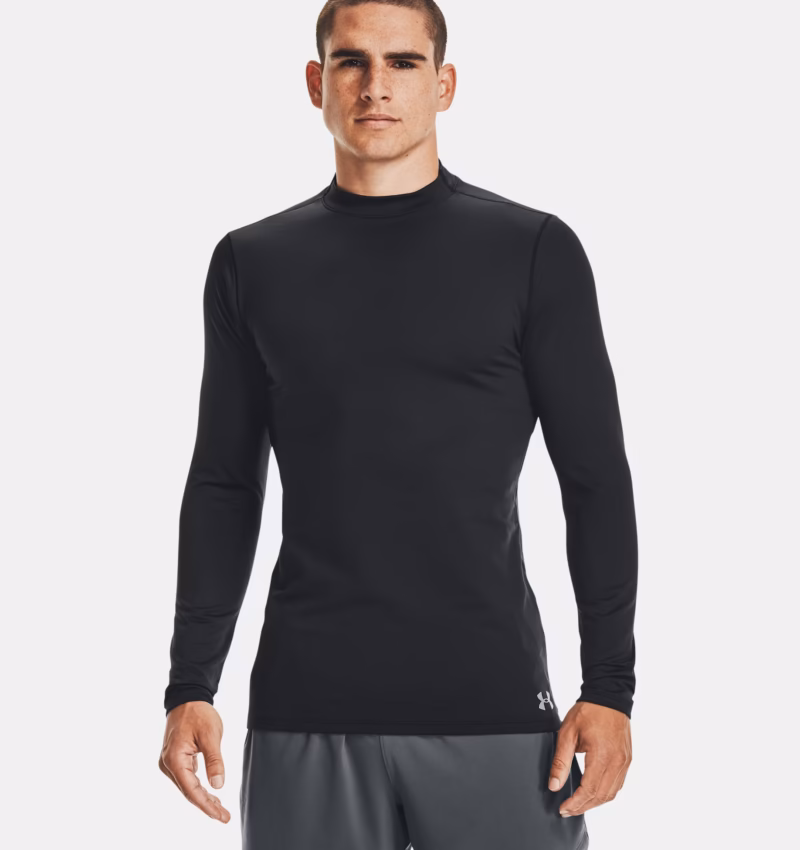 Under Armour ColdGear® Compression Mock Herren Schwarz