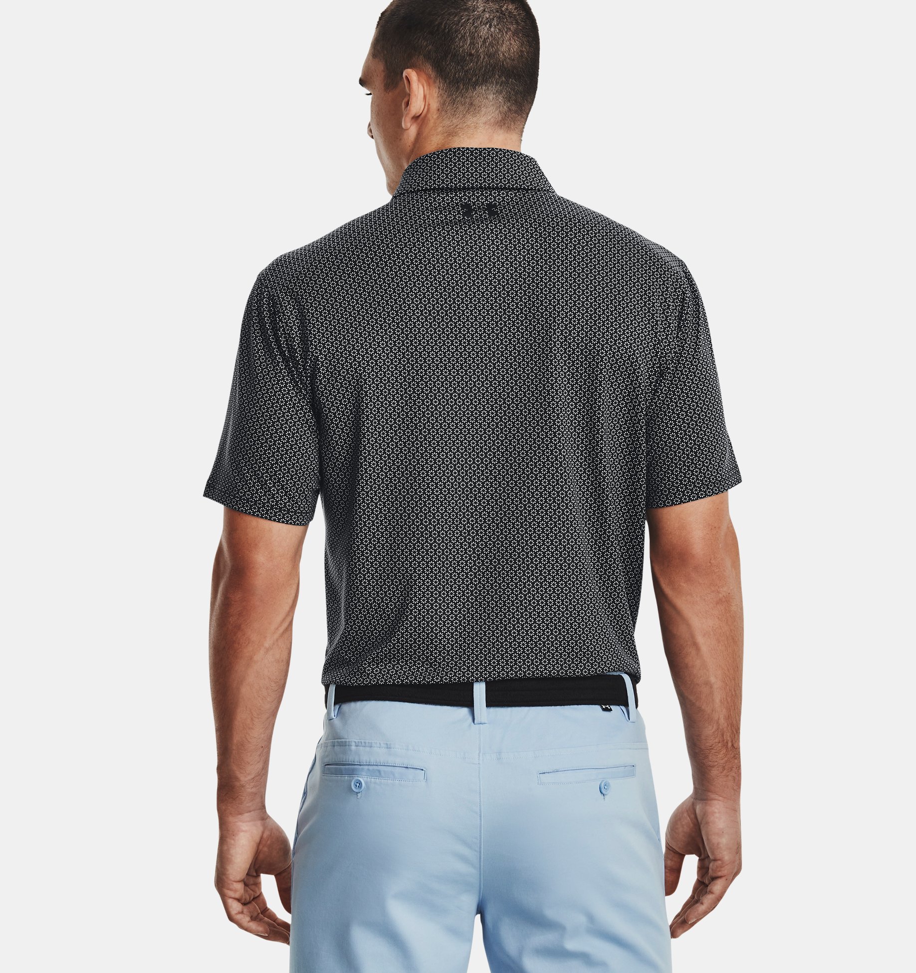 UNDER ARMOUR T2G Printed Polo für Herren Navy/Weiß – Bild 3