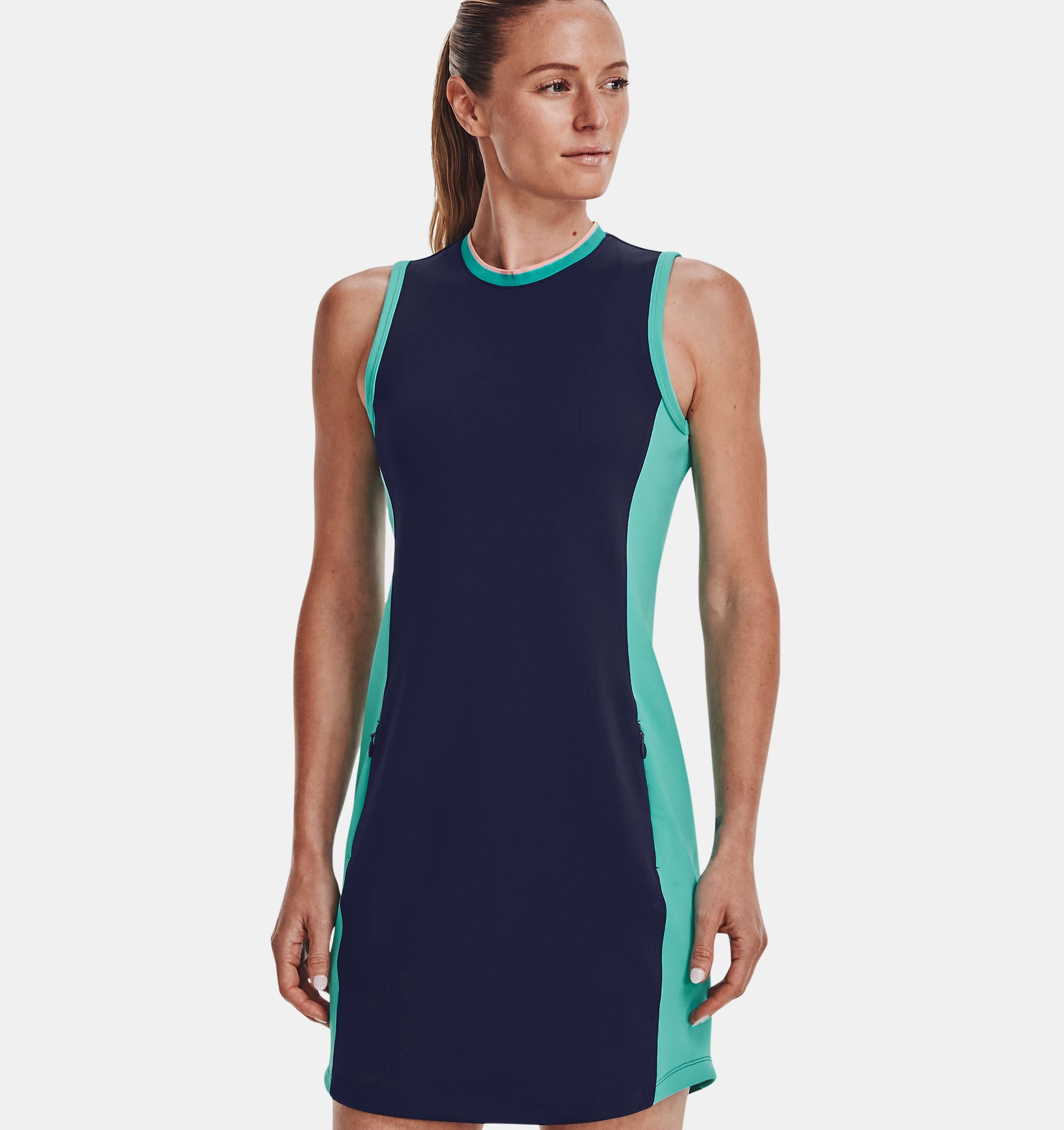 Under Armour Zinger Kleid Midnight Navy/Neptun