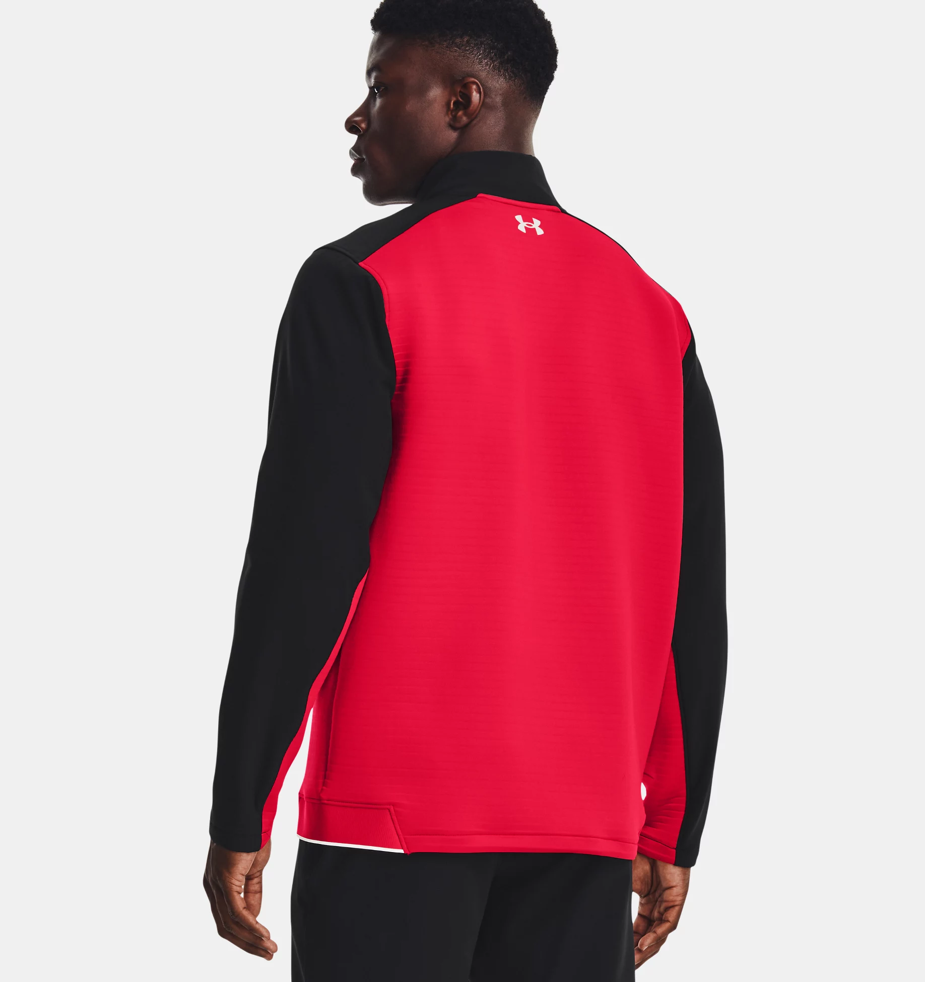 Under Armour UA Storm Daytona mit ½-Zip Herren Rot/Schwarz – Bild 2