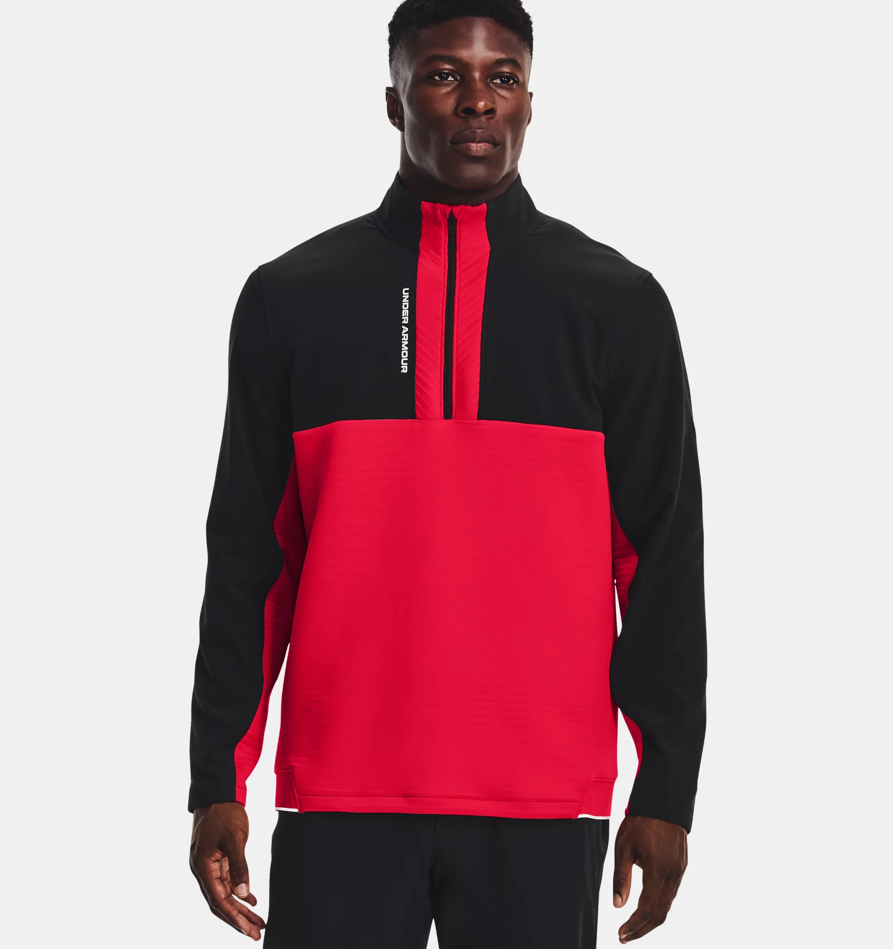 Under Armour UA Storm Daytona mit ½-Zip Herren Rot/Schwarz