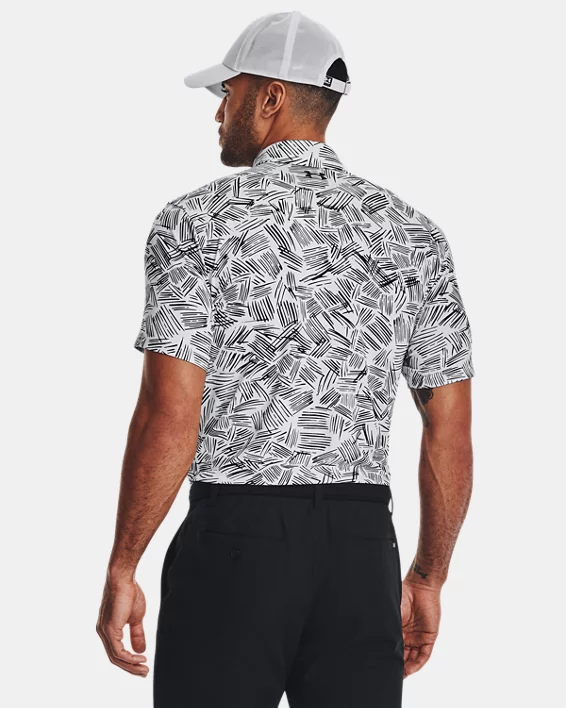 Under Armour Playoff 3.0 Polo Herren Weiss/Schwarz – Bild 4