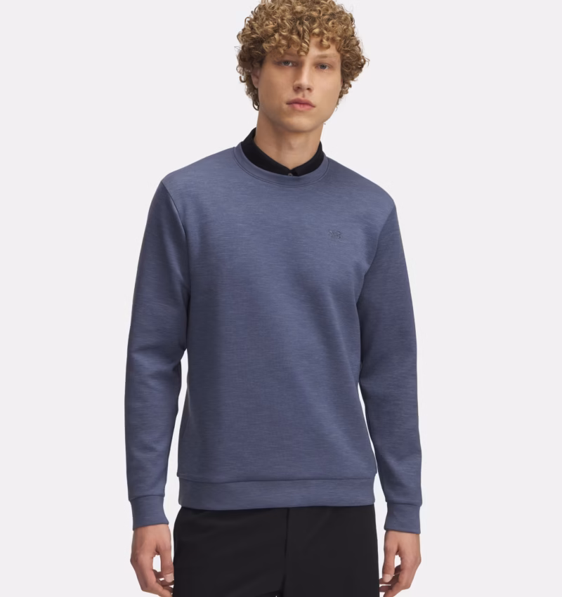 Under Armour Drive Midlayer mit Rundhalsausschnitt für Herren Grau