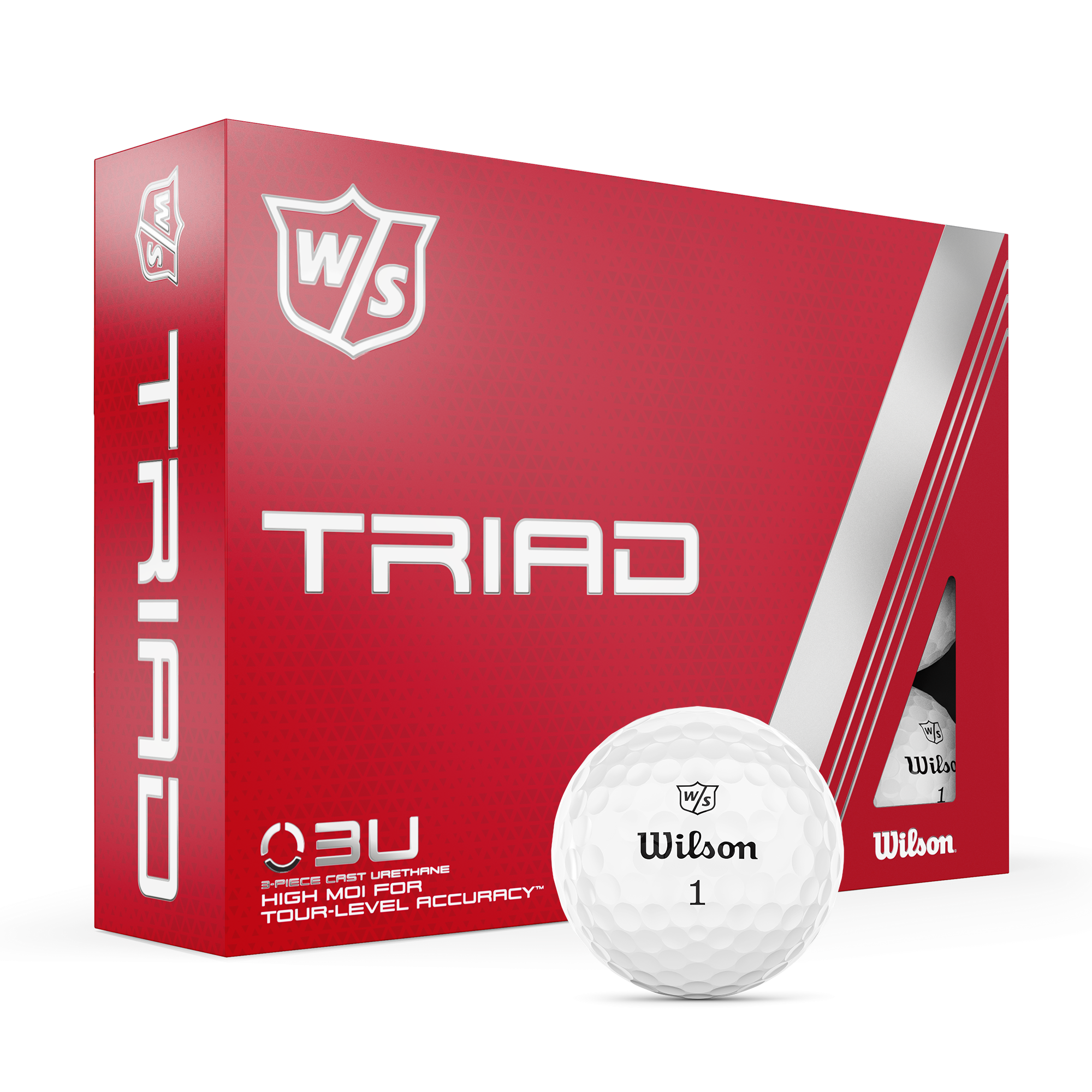 Wilson Staff TRIAD 12 GolfbÀlle Weiss