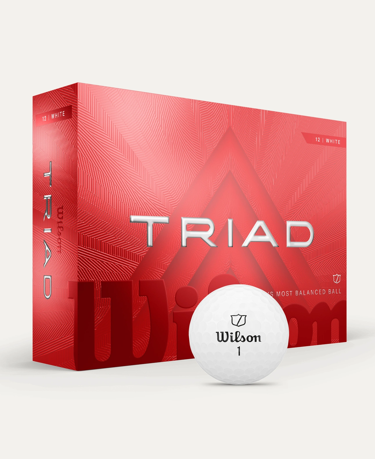 Wilson Staff TRIAD 2025 12 GolfbÀlle Weiss