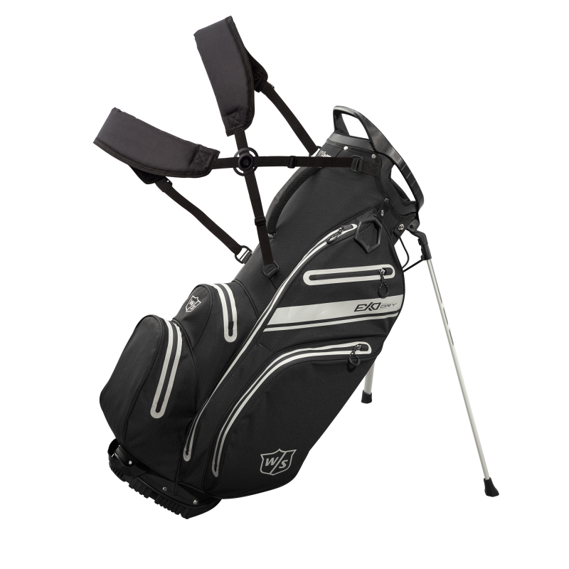 Wilson Staff EXO Dry Golf Stand Bag schwarz/grau/silber