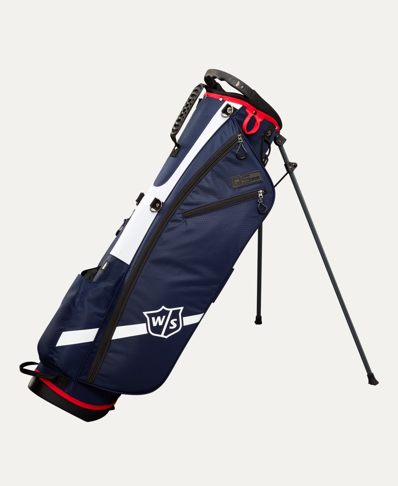 Wilson Staff QS Standbag Navy/Weiss/Rot