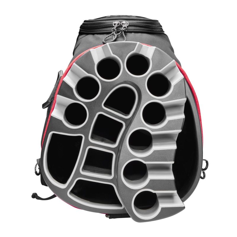 Alternative view of Wilson Staff I lock 3 Golf Cart Bag Schwarz/Rot