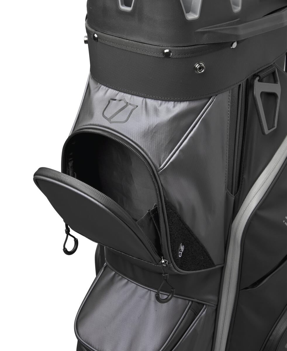 Wilson Staff I Lock 4 Dry Cart Bag Schwarz/Grau – Bild 3