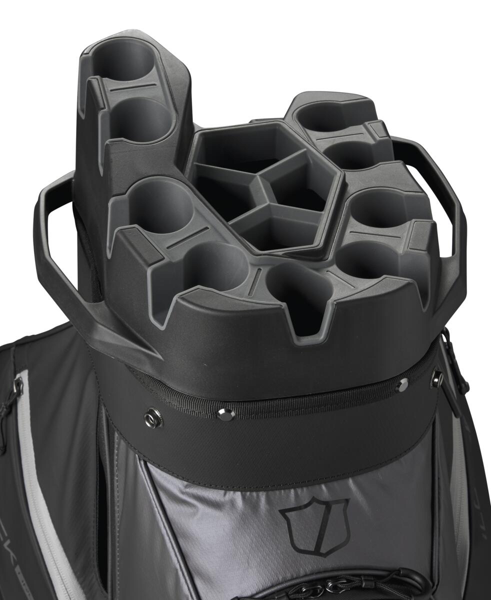 Wilson Staff I Lock 4 Dry Cart Bag Schwarz/Grau – Bild 5