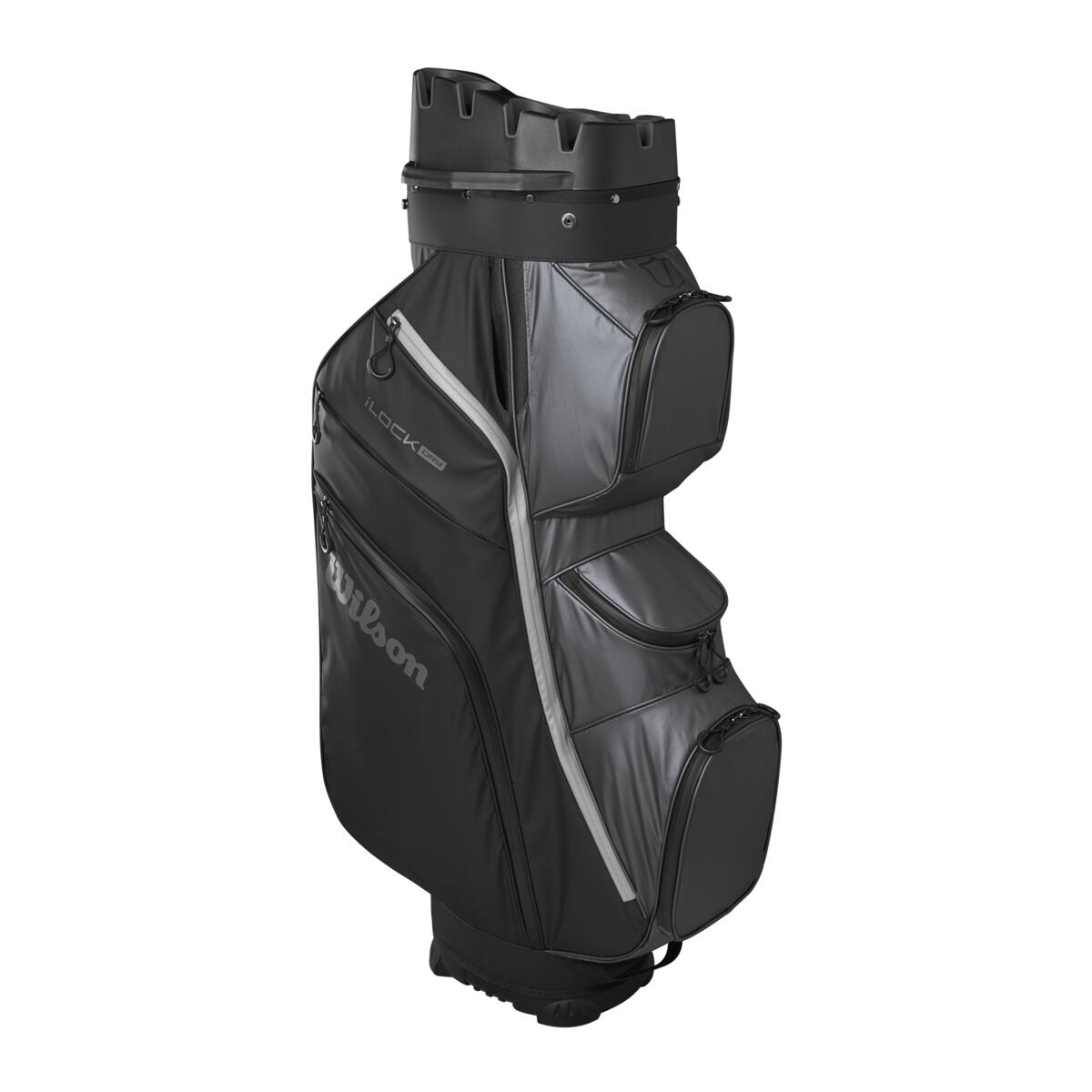 Wilson Staff I Lock 4 Dry Cart Bag Schwarz/Grau – Bild 6