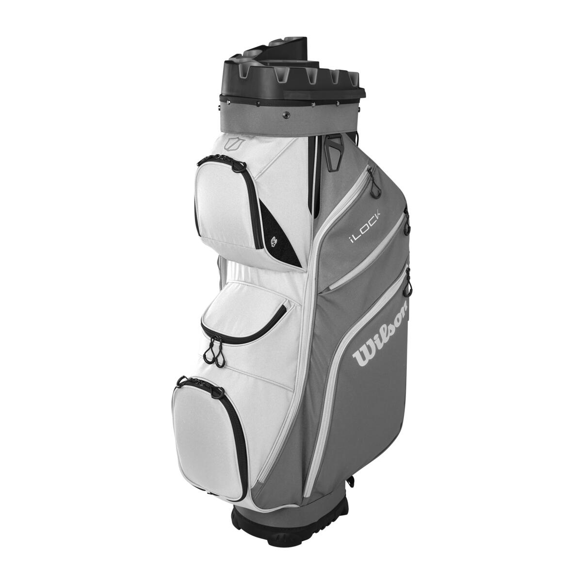 Wilson Staff I lock 4 Golf Cart Bag Grau/Weiss/Schwarz