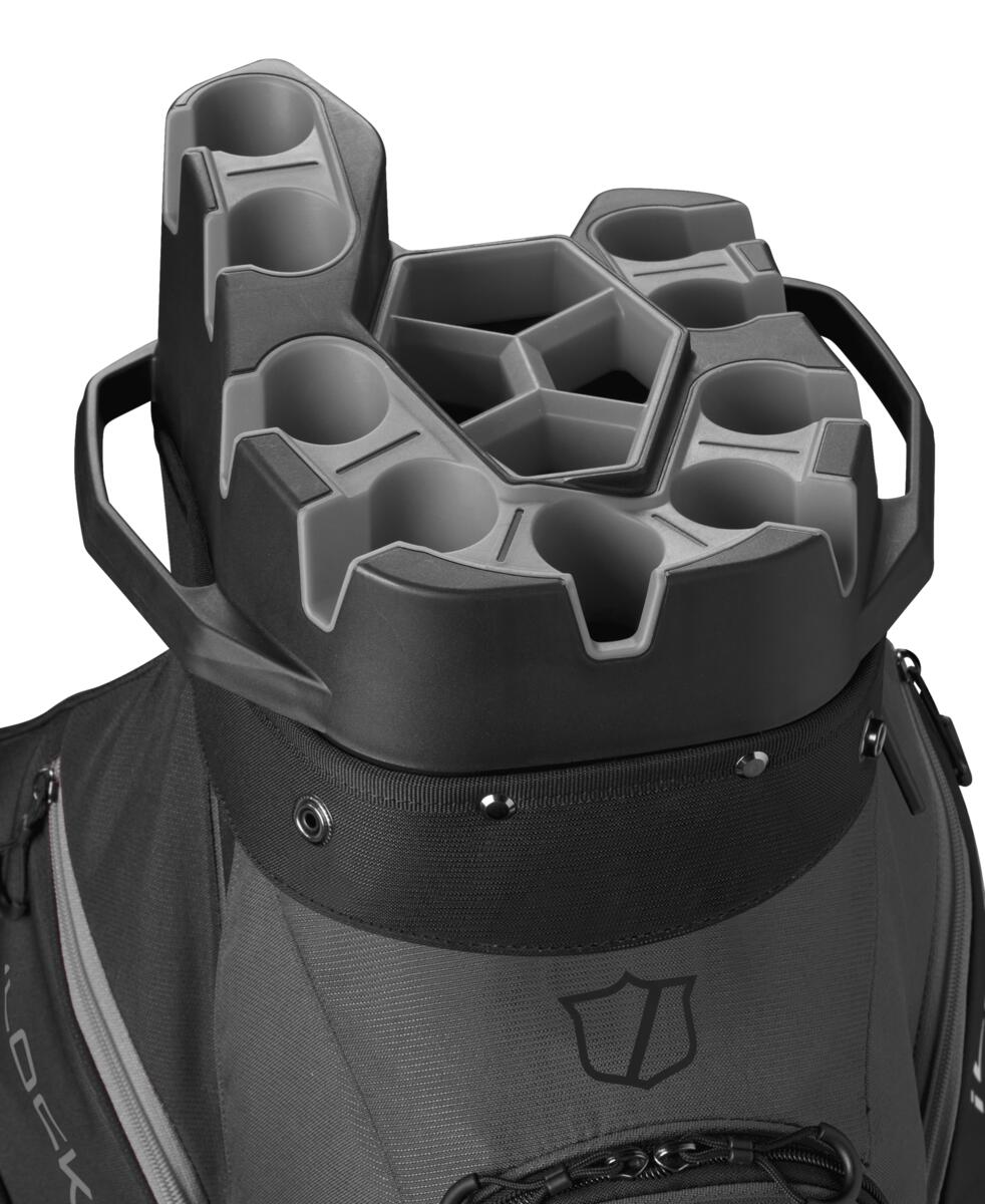Wilson Staff I lock 4 Golf Cart Bag schwarz/grau – Bild 3
