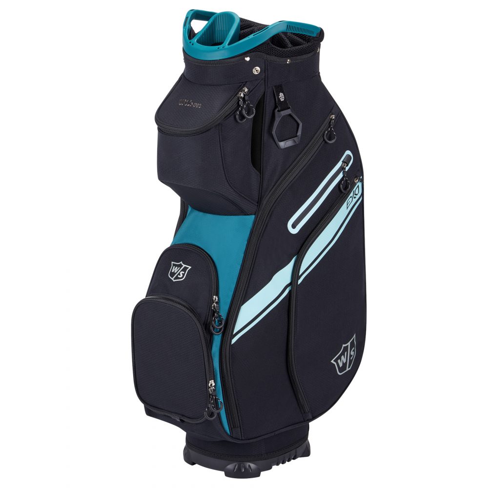 Wilson Staff Exo II Damen Cart Bag Schwarz/Türkis