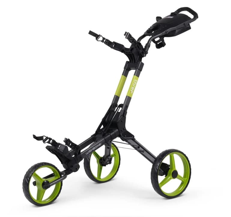 Wishbone Cube Three Trolley - Anthrazit / Lime