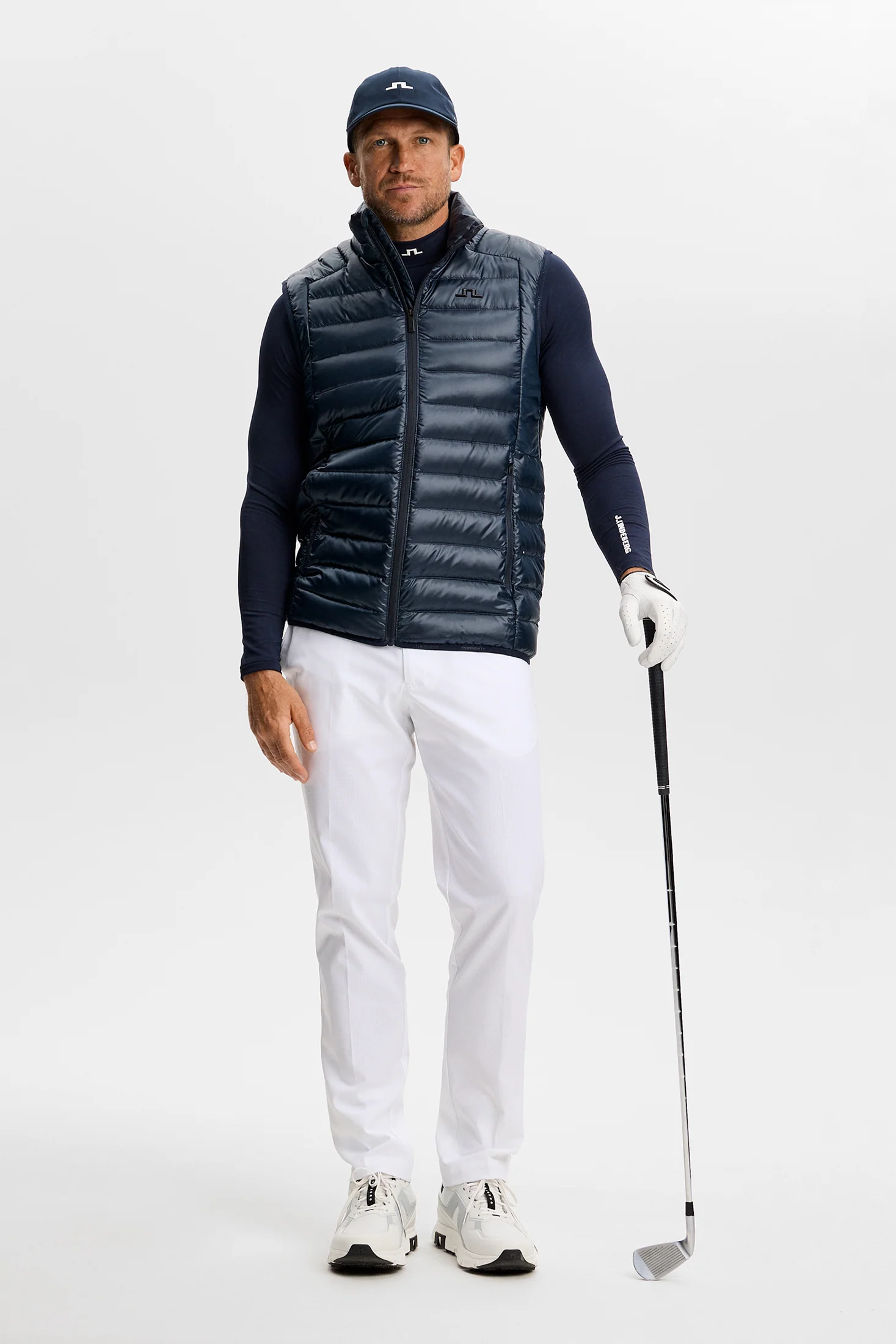 J.Lindeberg Ello Brushed Top für Herren JL Navy – Bild 2