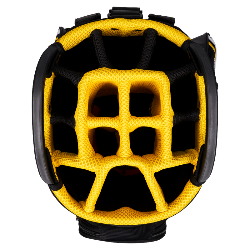 Callaway Chev 14+ Cart Golftasche Schwarz/Gelb – Bild 3