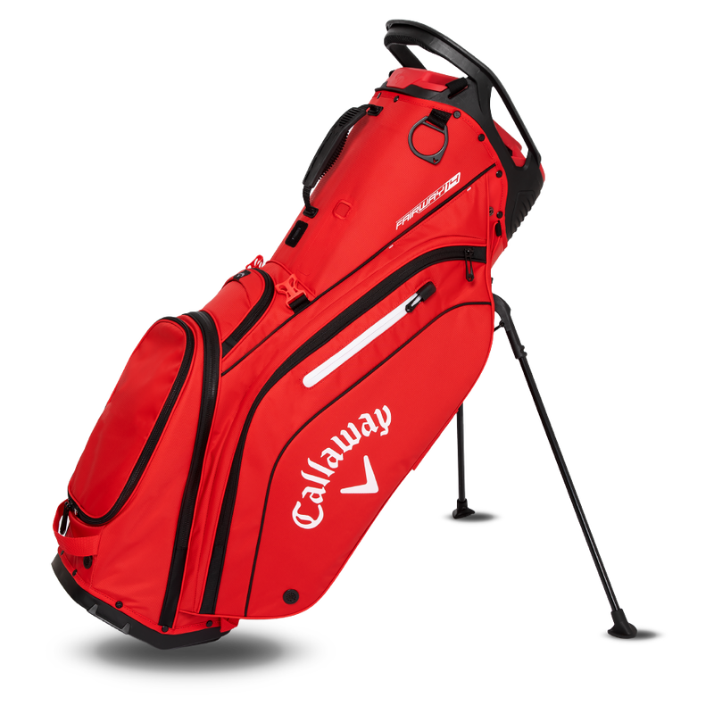 Callaway Fairway 14 Stand Bag – Feuerrot / Schwarz / Weiß