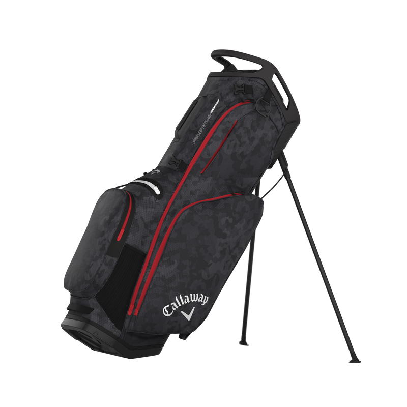 Callaway Fairway 14 HD Stand Bag Camo/Graphite/Rot | Wasserdichtes Golfbag