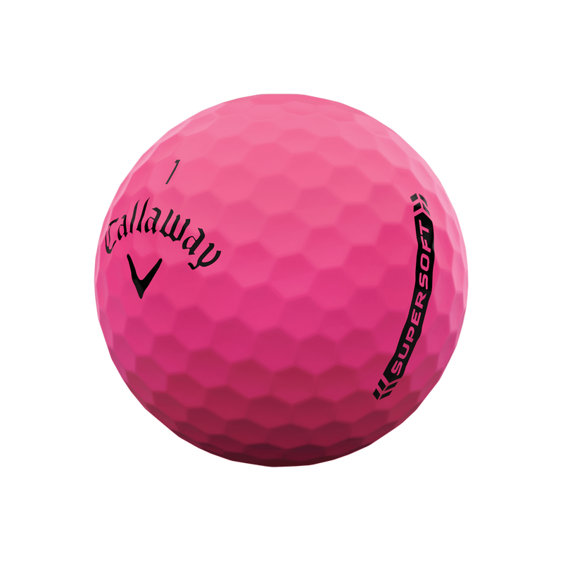 Callaway SuperSoft 12 Golfbälle Mat Pink – Bild 2