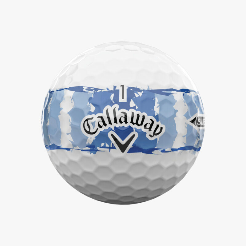 Alternative view of Callaway Supersoft 2025 Golfbälle – Limited Edition "Distressed Blue Stripe"