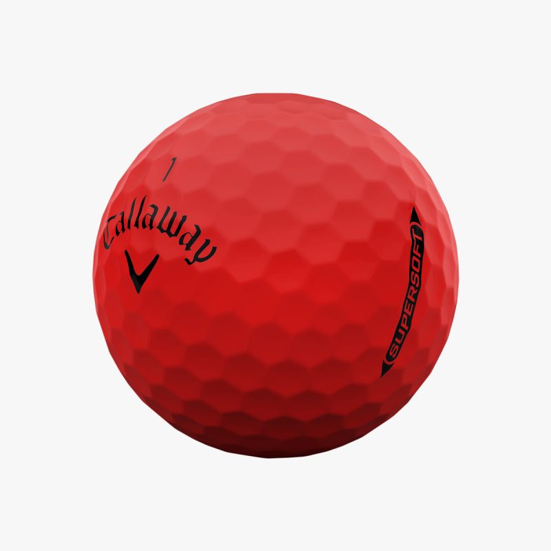 Alternative view of Callaway Supersoft 2025 Golfbälle 12 Stück Matt Rot