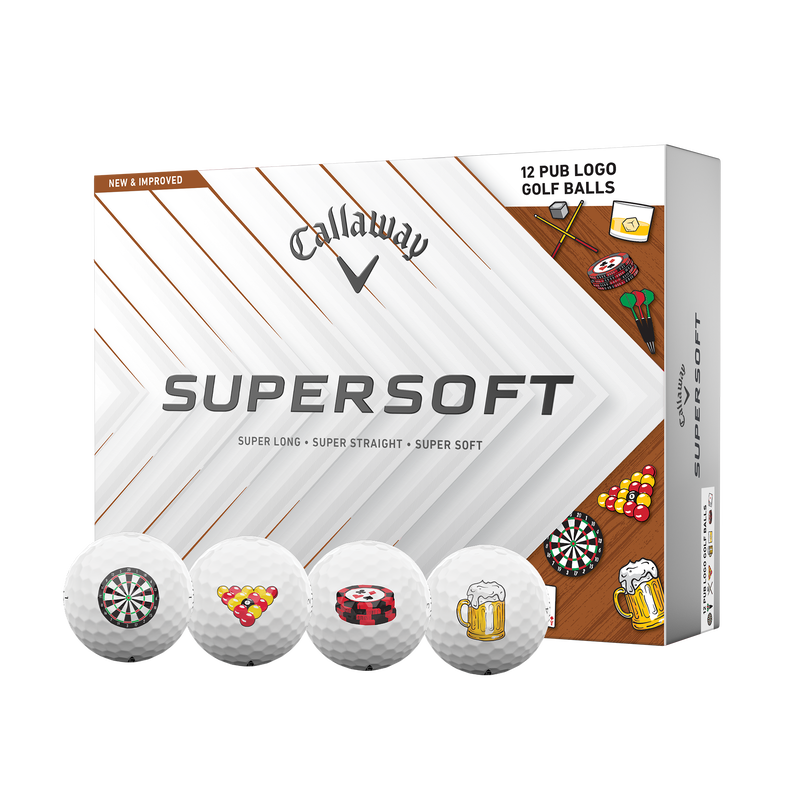 Callaway Supersoft 2026 Golfbälle 12 Stück Limitierte Auflage PUB