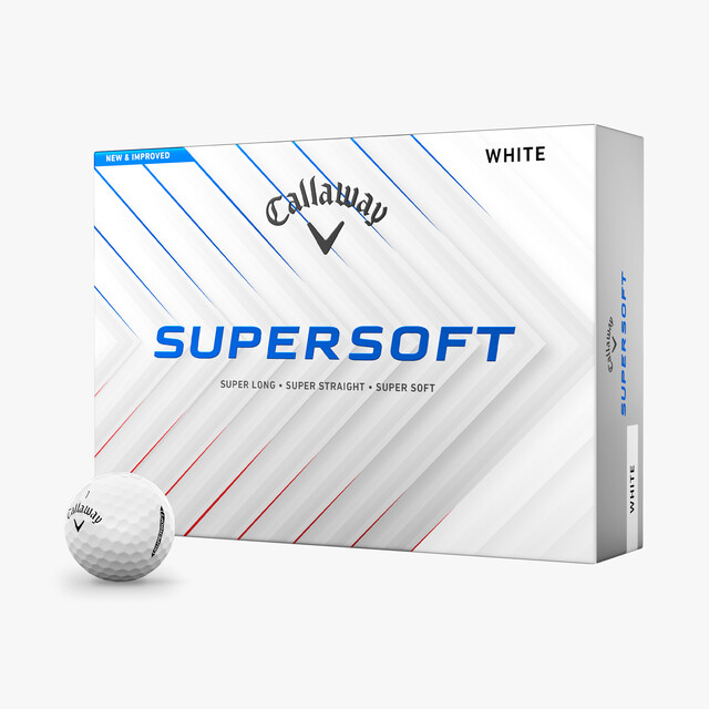 Callaway Supersoft 2025 Golfbälle 12 Stück Weiss