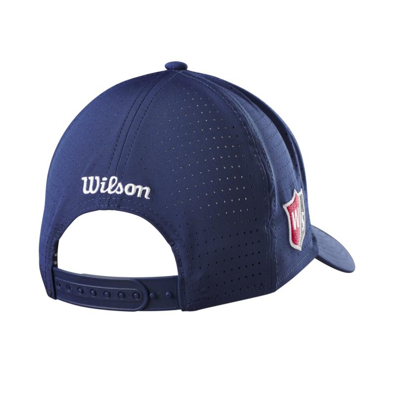 Alternative view of Wilson Performance Mesh Cap Herren Navy