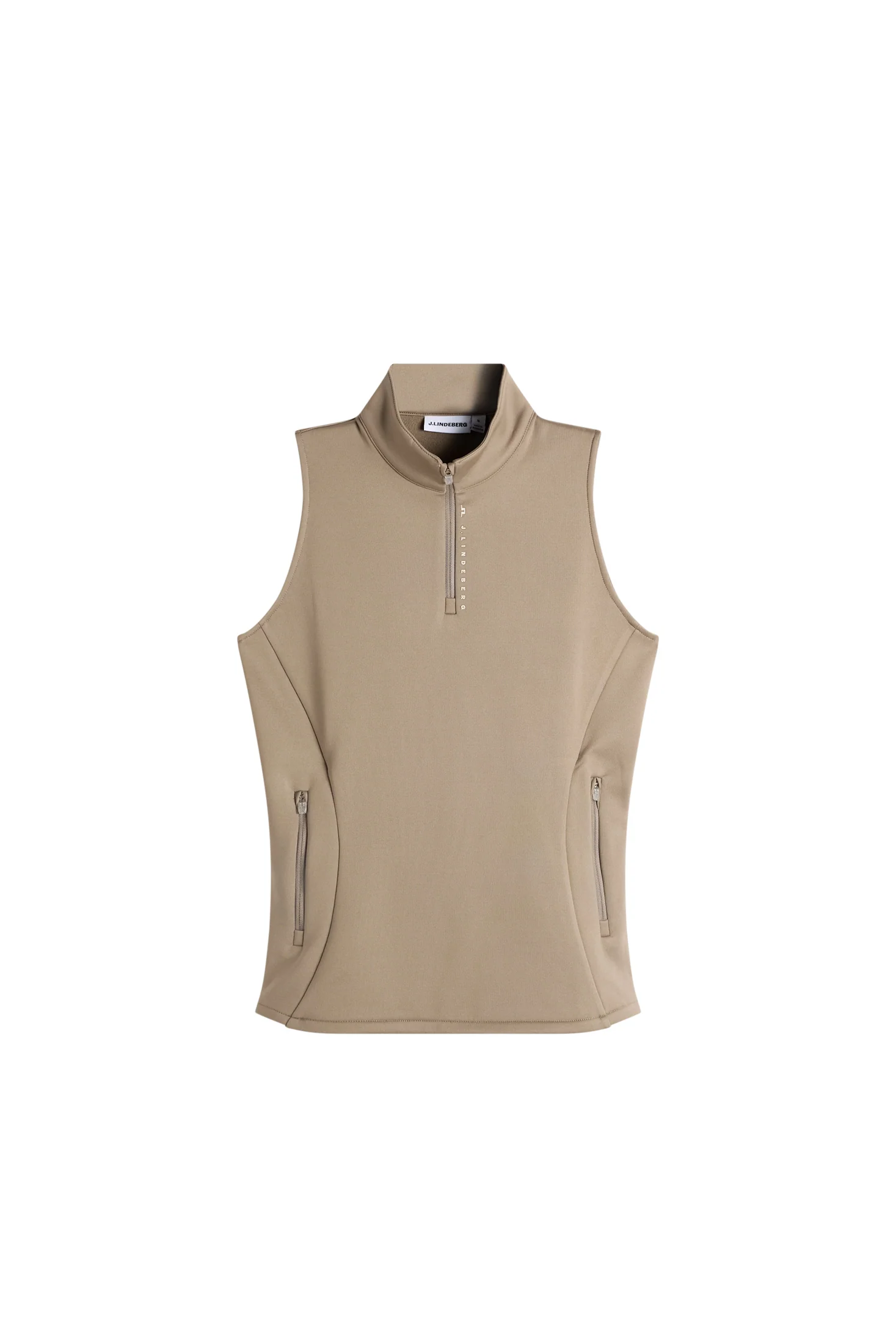 J.Lindeberg Jess Jersey Vest für Damen Brindle (Dunkelbeige)