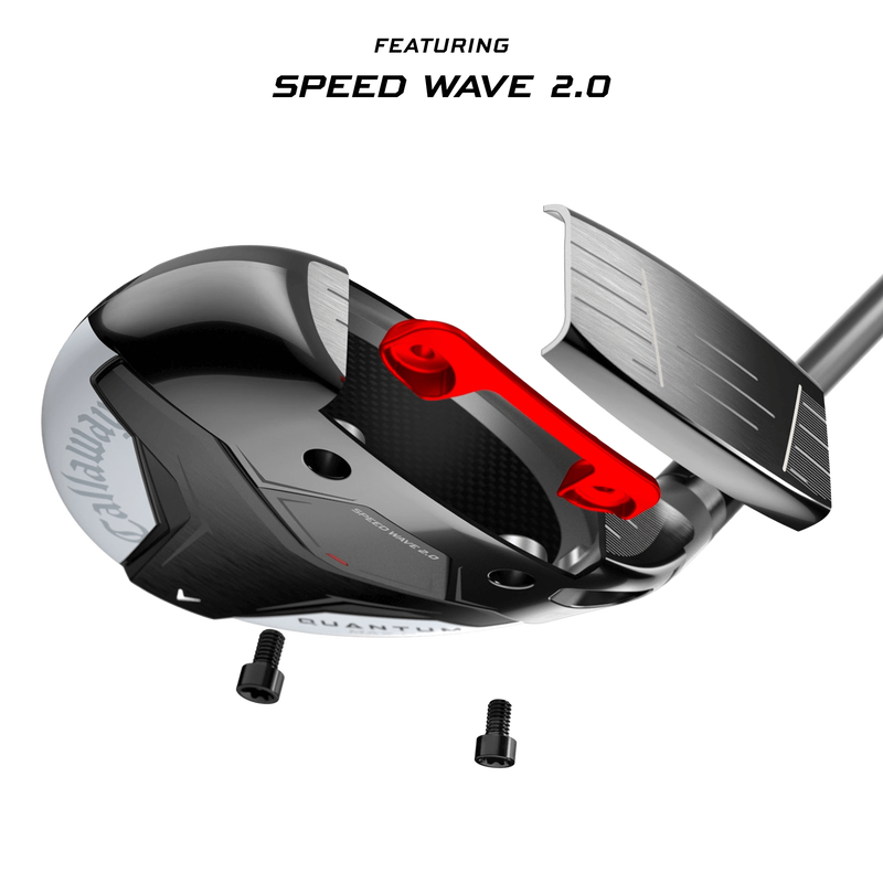 Alternative view of Callaway Quantum Max D Fairwayholz - Denali Frost Silver 50 Reg