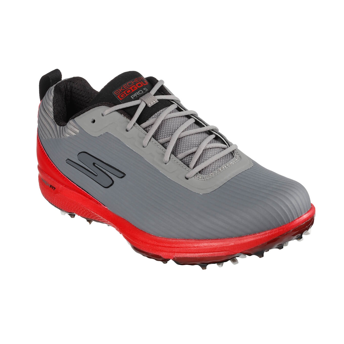 Skechers Go Golf Pro 5 Hyper Herren Golfschuhe Grau/Rot