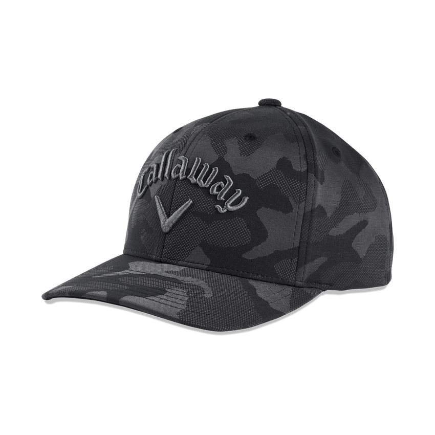Callaway Camo Snapback Cap Grau Schwarz Charcoal
