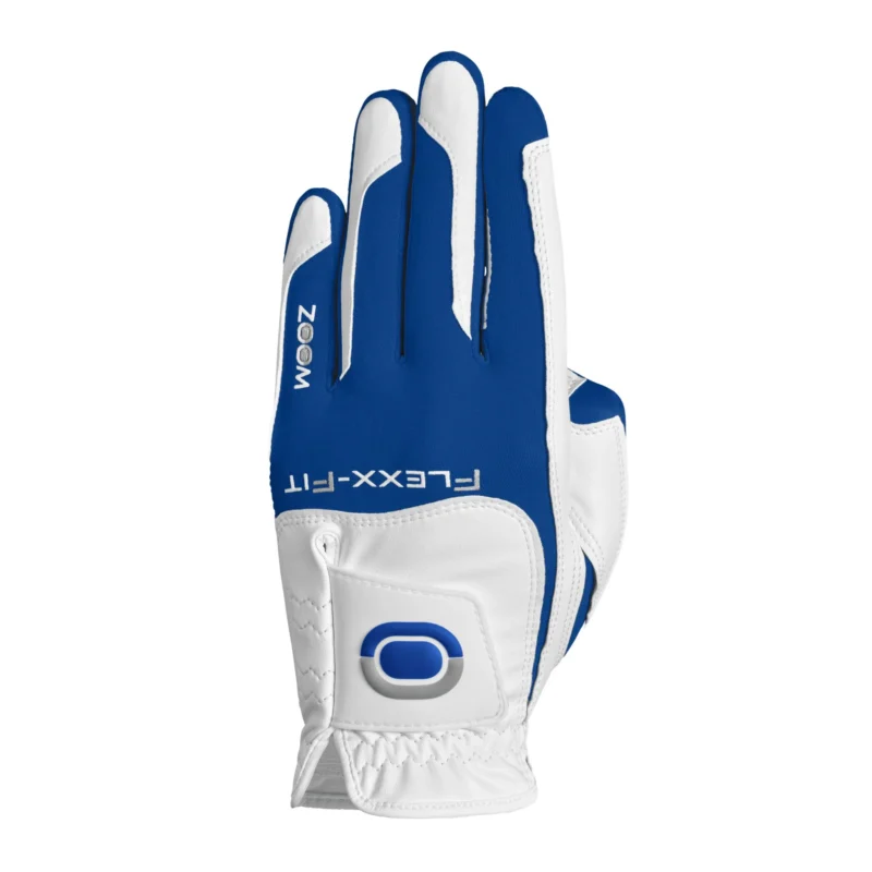 Zoom Hybrid Herren Golfhandschuhe - Weiß/Royal