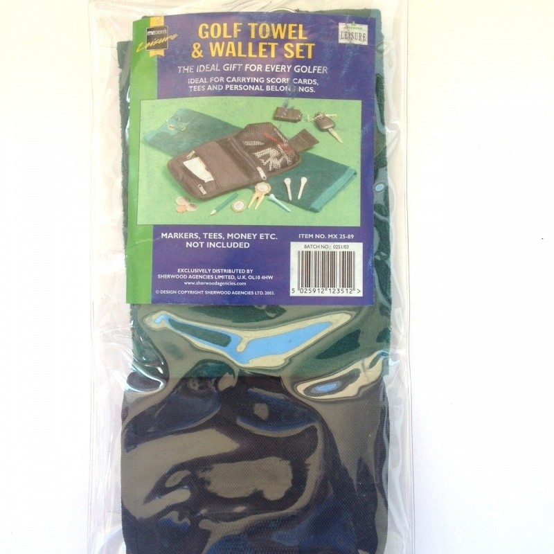 Golf Towel and Wallet Set Zubehör