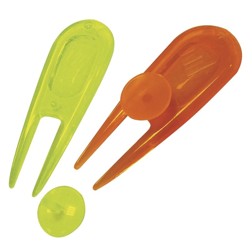 Masters Neon Pitchgabel mit Ballmarker 2 St.
