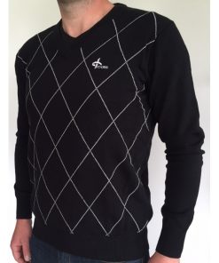 Cross Men's Rewind V-Neck schwarz Pullover