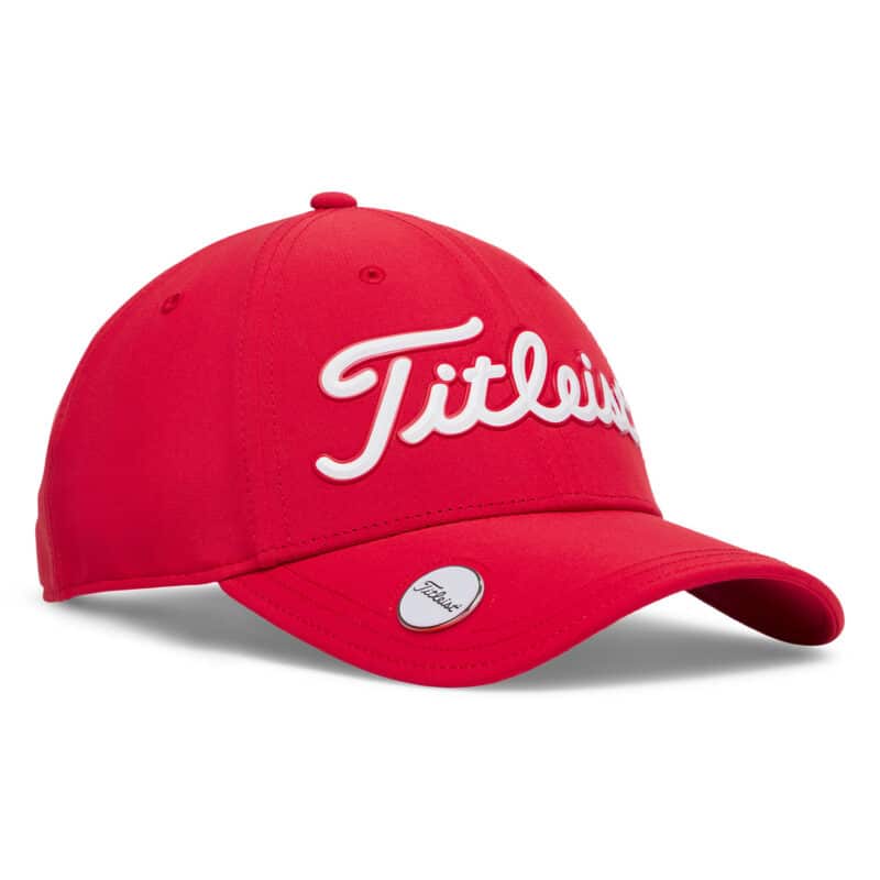 Titleist Players Performance Ball Marker Cap 2026 – Rot/Weiß