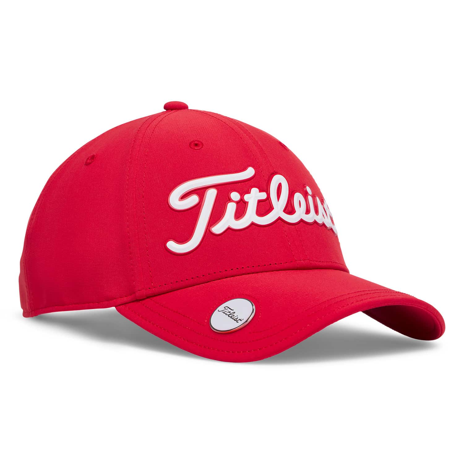 Titleist Players Performance Ball Marker Cap 2026 – Rot/Weiß