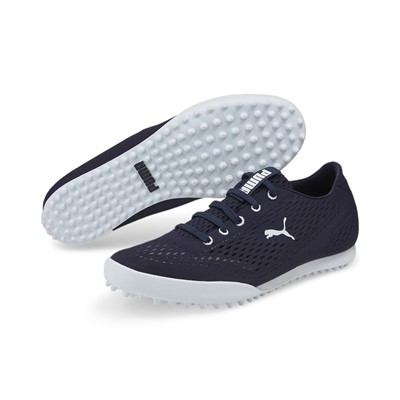 Puma Monolite Fusion Slip-On Damen Golfschuhe Navy/Weiss