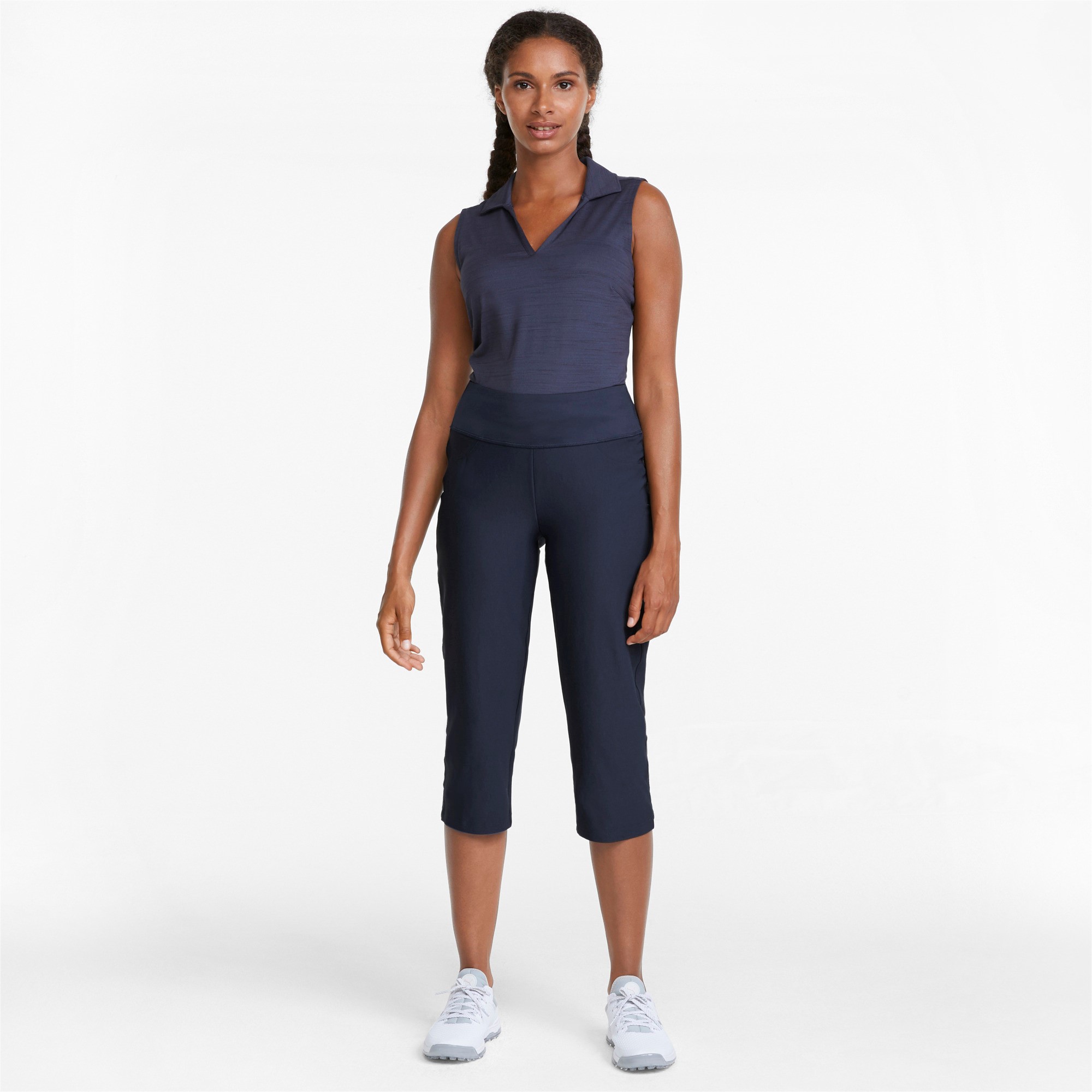 Puma PWRSHAPE Capri Hose Damen Navy – Bild 5