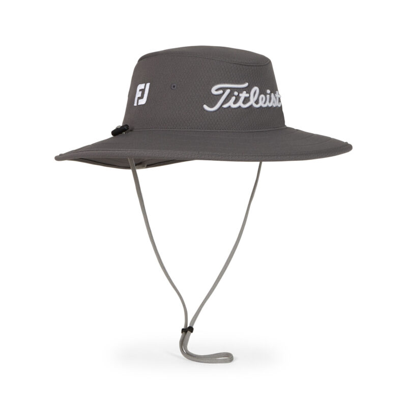 Titleist Tour Aussie Sonnenhut 2026 – Grau/Weiß