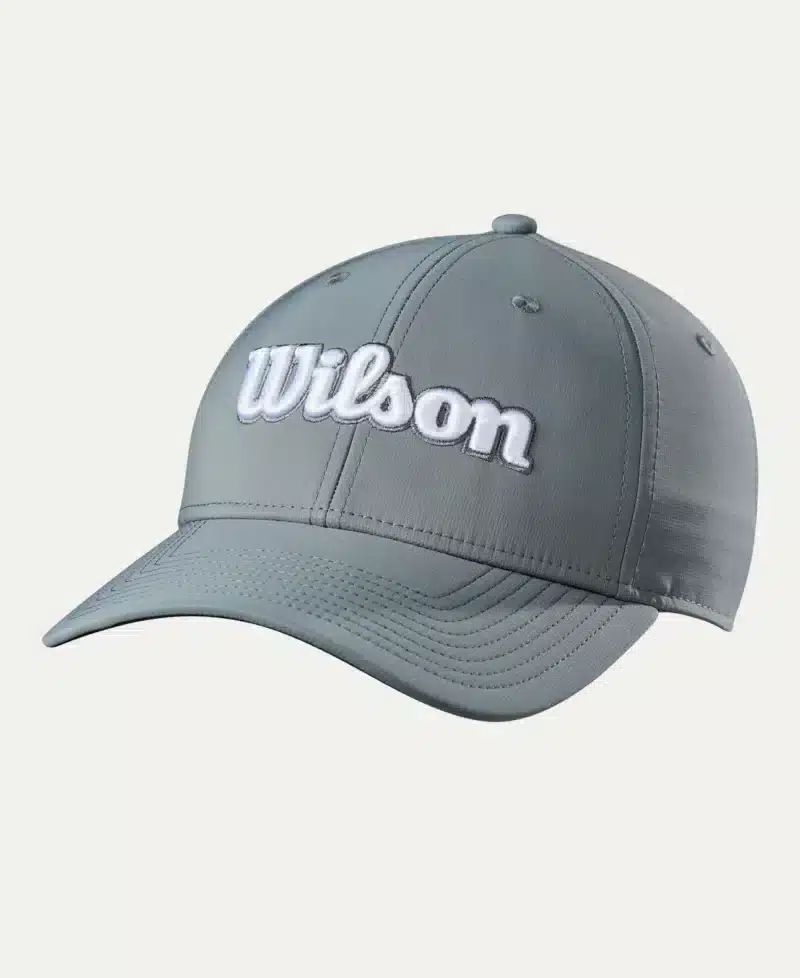 Wilson Tour Cap Herren Grau